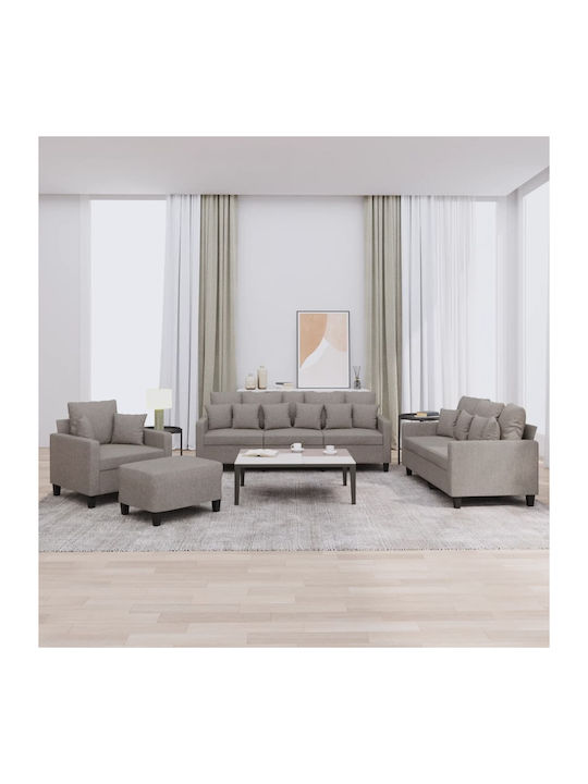 Σετ Σαλονιού 3-Sitzer & 2-Sitzer & Sessel & Hocker