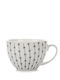 General Trade Tasse Kaffee aus Porzellan Schwarz