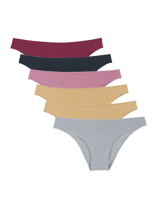 Bonito Baumwolle Damen Slip MultiPack