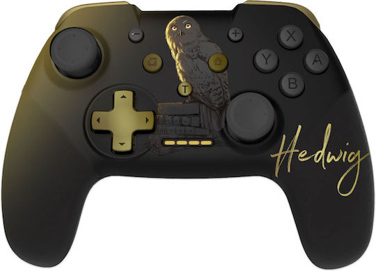 Freaks and Geeks Trade Invaders Wireless Gamepad pentru Switch Harry Potter Hedwig Black