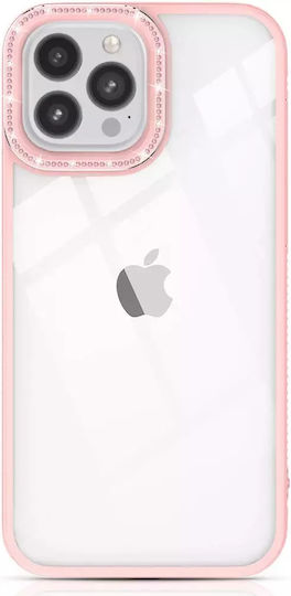 Kingxbar Sparkle Series Back Cover Silicone Pink (iPhone 13 Pro Max)