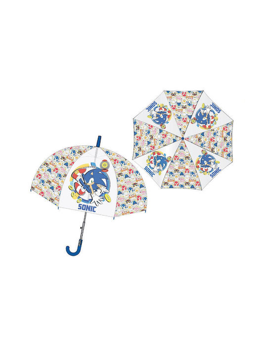 Sega Kinder Regenschirm Gebogener Handgriff Bunt mit Durchmesser 48cm.