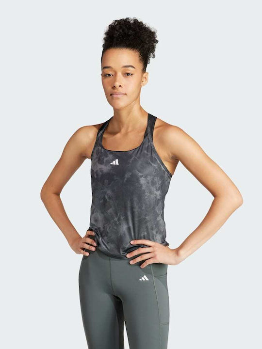 Adidas Essentials Aop Damen Sportliche Bluse Ärmellos Gray