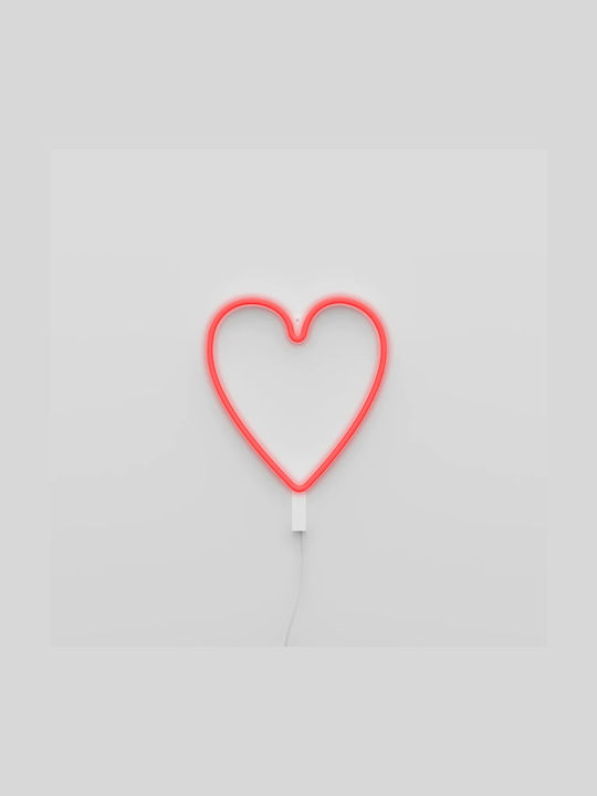 Παιδικό Φωτιστικό Τοίχου Led Ginga Neon Heart