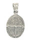 Xryseio Anhänger Kinder Amulett Konstantinato aus Weißgold 14K KN1077