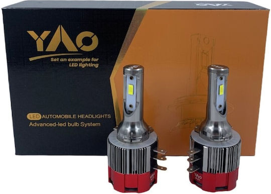 Car and Motorcycle Lamps H15 Canbus LED 6000K Cold White 38W 2 Pieces