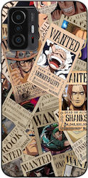 One Piece Wanted Posters Umschlag Rückseite Silikon Schwarz (Xiaomi 11T, Xiaomi 11T Pro)