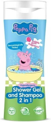 Disney Kids' Bubble Bath & Shampoo Peppa Pig in Gel Form 300ml