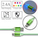 Φόρτισης Δεδομένων LED USB 2.0 auf Micro-USB-Kabel (1018.621) 1Stück