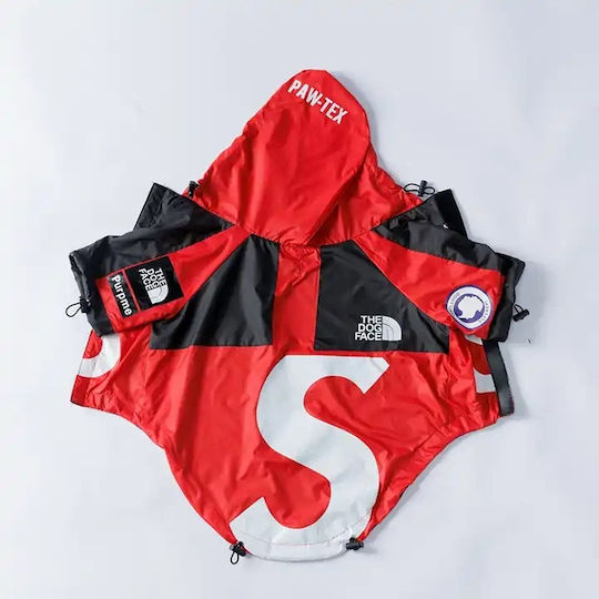 Кучешки палта Водоустойчиво Худи Red