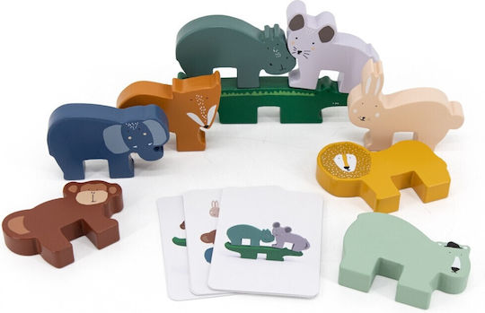 Trixie Stacking Toy Animal made of Wood for 18++ Months