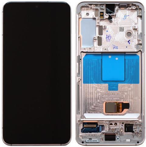 Οθόνη mit Touch-Mechanismus für Samsung S901B Galaxy S22 5G (Weiß)