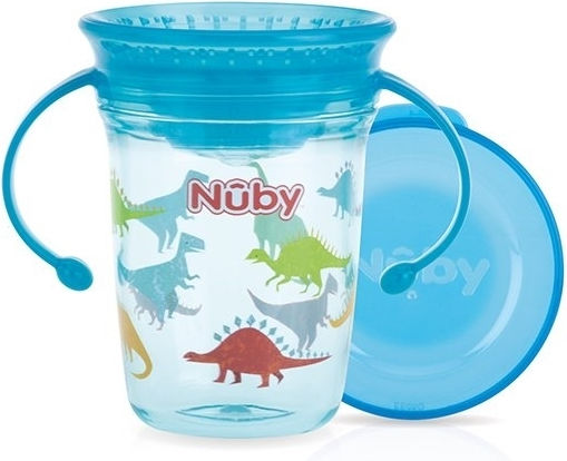 Nuby Baby Cup made of Plastic Turquoise 240ml for 6m+m+