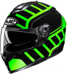 HJC C70N Full Face Helmet with Sun Visor ECE 22.06 Holt MC4H