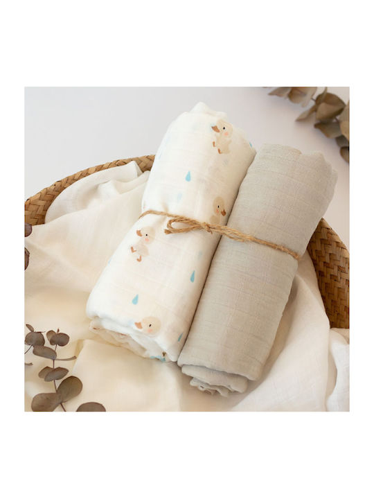 Kiokids Muslin Swaddle Wraps