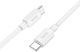 Hoco X96 USB 2.0 Cable USB-C male - USB-C 60W PD Λευκό 1m HOC-X96c-W