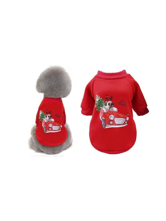 Value Imports Sweatshirt Dog in Red color 25cm.