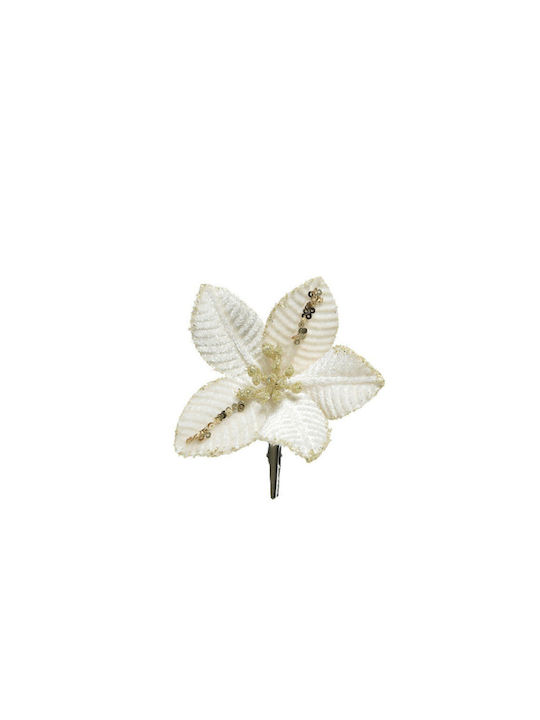 Kaemingk Christmas Decorative Flower 10cm