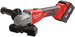 Milwaukee Grinder 125mm Battery Brushless 2x4Ah