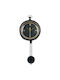 Fylliana 896 Wanduhr Schwarz 42x20cm