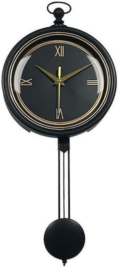 Fylliana 896 Wanduhr Schwarz 42x20cm