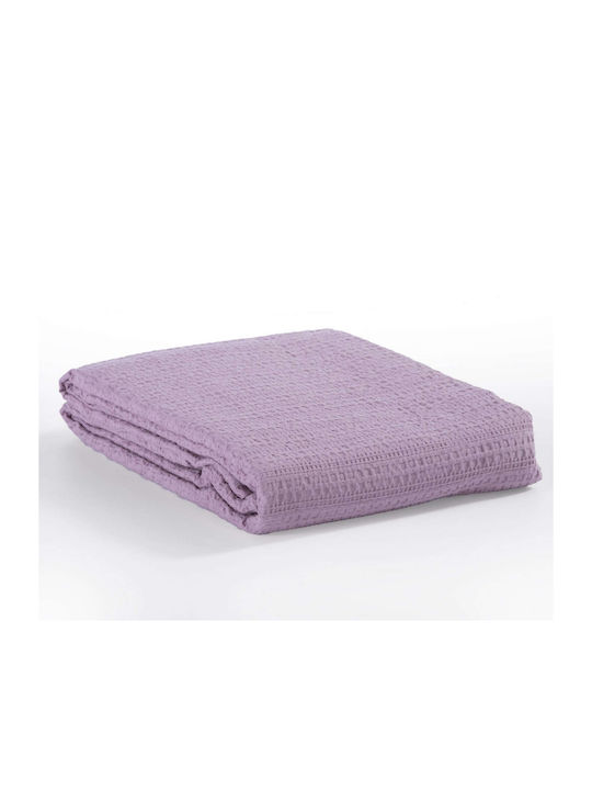 Nef-Nef Cool Κουβέρτα Πικέ Υπέρδιπλη 220x240εκ. Purple