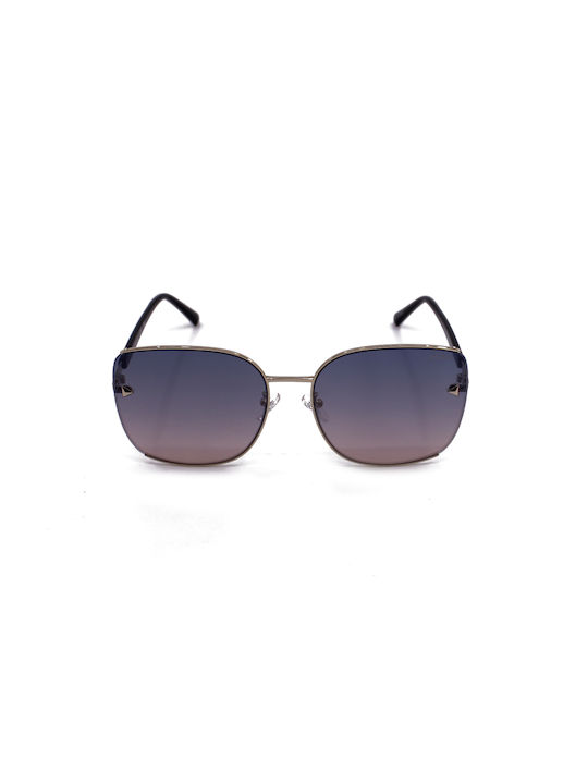 Guess Sonnenbrillen mit Silber Rahmen und Mehrfarbig Verlaufsfarbe Linse GU7761-D 32Z