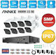 Annke Σύστημα Παρακολούθησης DW81KD 8 Καμερών CCTV 5MP με Καταγραφικό DVR