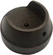 Frans Curtain rail base Wall made of Metal Brown 1pcs