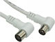 Comp Antenna Cable Coax male - Coax female White 10m (02.006.0093) 1pcs