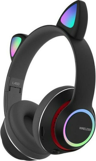 L450 Fără fir / Cu fir Over Ear Căști cu 10 ore de Funcționare Negre
