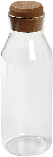 Espiel Flasche Wasser Glas mit Korken Transparent 1000ml Espiel Flasche Wasser Glas mit Korken Transparent 1000ml