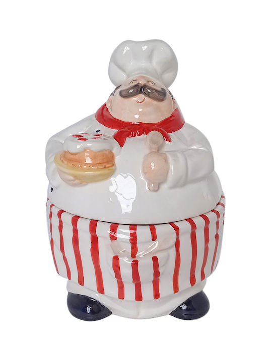 Etoile Borcan pentru Biscuiți Ceramică Roșie 17x15x23buc 1buc Etoile Borcan pentru Biscuiți Ceramică Roșie 17x15x23buc 1buc