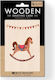 Greeting Card Wooden 16.2x11.4cm
