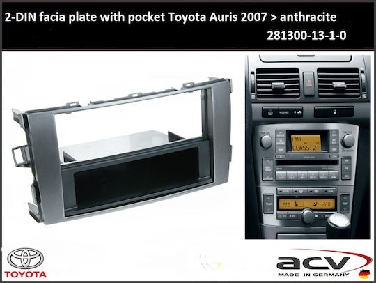Ice Πρόσοψη 2 Din για Mercedes-Benz R Scania R Toyota Auris 2006-2012