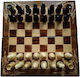 Magic Puzzle Box Handgefertigt Schach aus Holz mit Spielsteinen 32x32cm