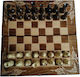 Magic Puzzle Box Handgefertigt Schach aus Holz mit Spielsteinen 25x25cm