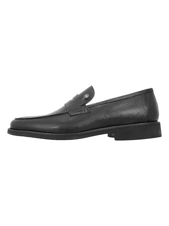 Guy Laroche Leder Herren Mokassins in Schwarz Farbe