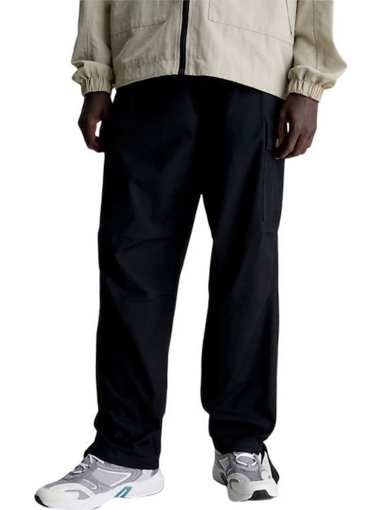 Calvin Klein Hose Cargo Schwarz