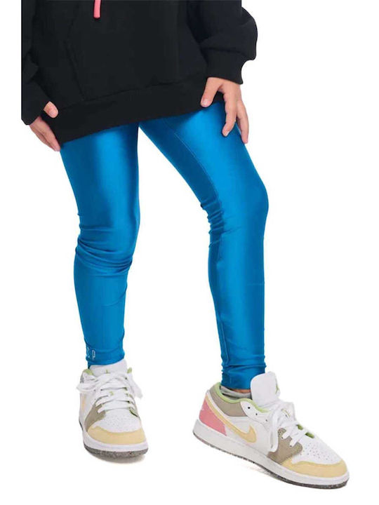 Jacqueline Kinder Leggings Lang Petrol