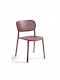 Outdoor-Stuhl Polypropylen Nuta Burgundisch 52x55x79εκ.