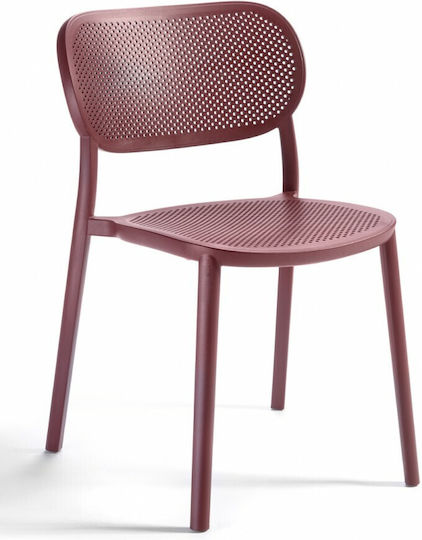 Stuhl Nuta Burgundisch 52x55x79cm