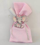 Christening Favor in Pouch made of Fabric