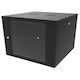 Canovate Монтиран на стена Рак кабинет 6U 60x56см Черен WS3O-9-0665A