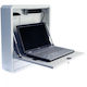 Techly Montat pe perete Cabină Rack 54x43cm Alb 222029