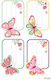 Global Gift Ετικέτες Τετραδίων 5.3x3.3cm 16τμχ Pink