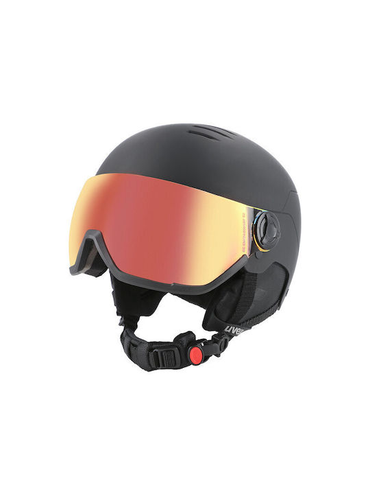 Uvex Wanted Visor Helmet for Ski & Snowboard Black S5662621005