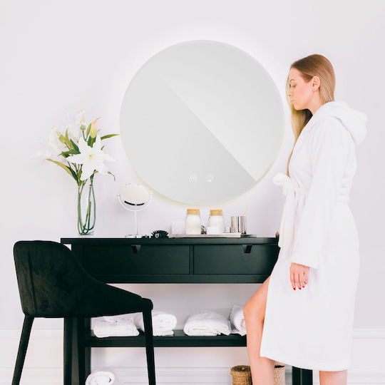 Rea Round Bathroom Mirror Led 50x50cm