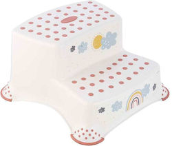 Disney Double Kids Step Stool White