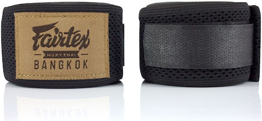 Fairtex FX-HW4-BK Martial Arts Hand Wraps 4.5m Schwarz